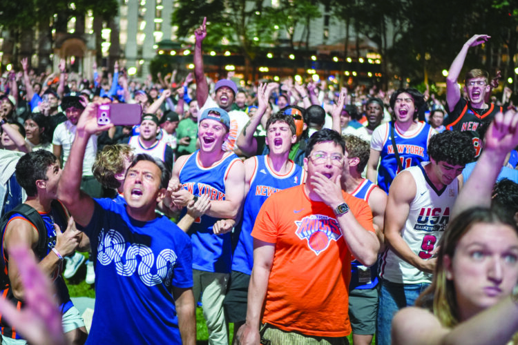 Knicks fever is colliding with World Cup buzz, and New York soccer bars are trying to juggle both